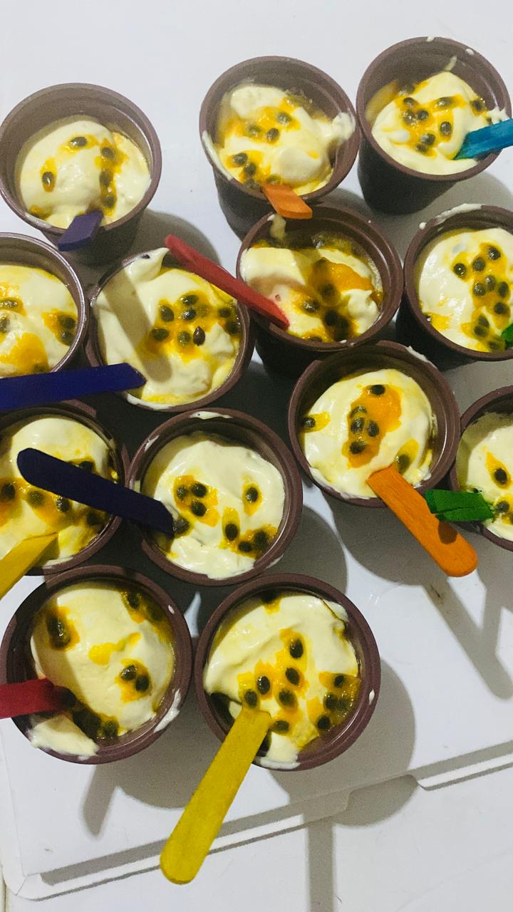 Mini Mousse de Maracujá